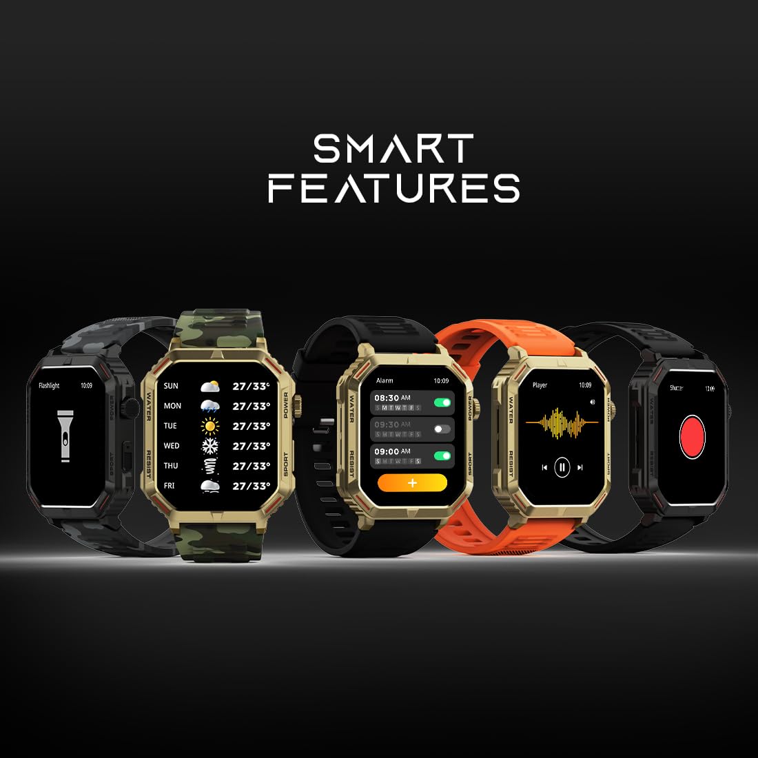 G106 Okosóra – 1,95” AMOLED kijelző, 800 nites fényerő, 123 sportmód, Bluetooth hívás, Always On funkció