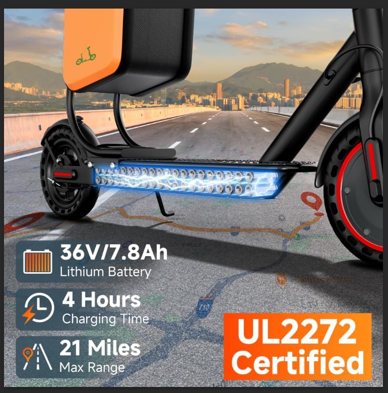 LADPED LP60XB Elektromos Roller Üléssel + 11L Táskával, 350W, 25 km/h, Összecsukható, IP65, Dupla Fék,