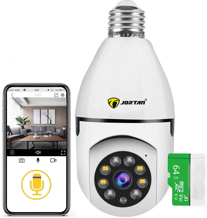 Jortan JT-8177 Smart Kültéri Biztonsági Kamera – 360° Pan-Tilt, Full HD, WiFi, Éjjellátás