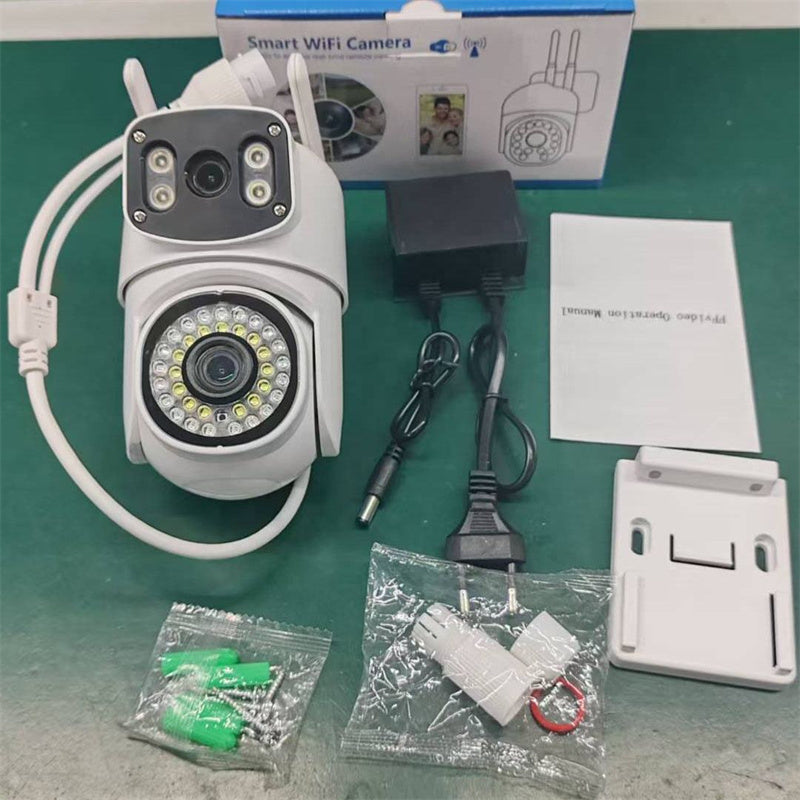 AOVO 2K Dual-Lens WiFi PTZ kamera – 3.6+6 mm duál lencse, emberkövetés, IP66