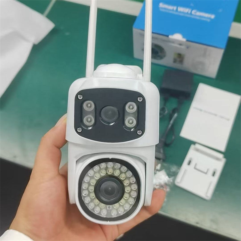 AOVO 2K Dual-Lens WiFi PTZ kamera – 3.6+6 mm duál lencse, emberkövetés, IP66
