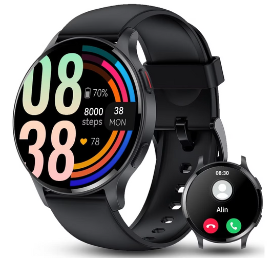 AOVO Okosóra LW87 GRANDE 1.43” AMOLED, Bluetooth Hívás, AI Asszisztens