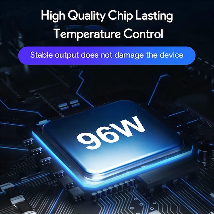 Macbook töltő, 96 W, USB-C, 2 m töltőkábel, kompatibilis a MacBook Pro / Air, fehér