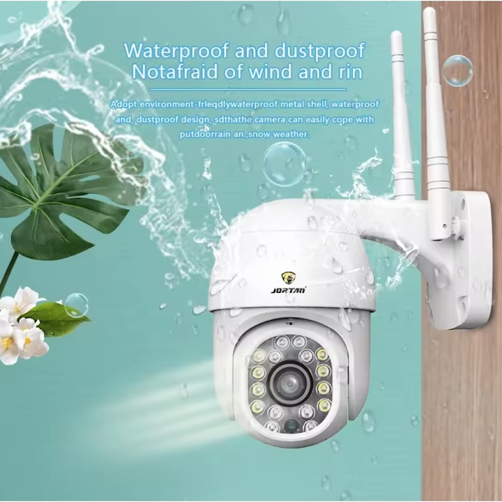 AOVO IP Tér Megfigyelő Biztonsági Kamera Wi-Fi 1080p Full HD Vízálló, Mikrofonnal