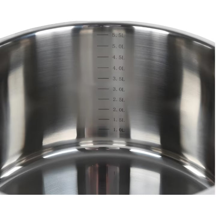 Bohmann BH 0127-22 Rozsdamentes acél serpenyő, pöttyökkel, 4.7 literes, 22CM