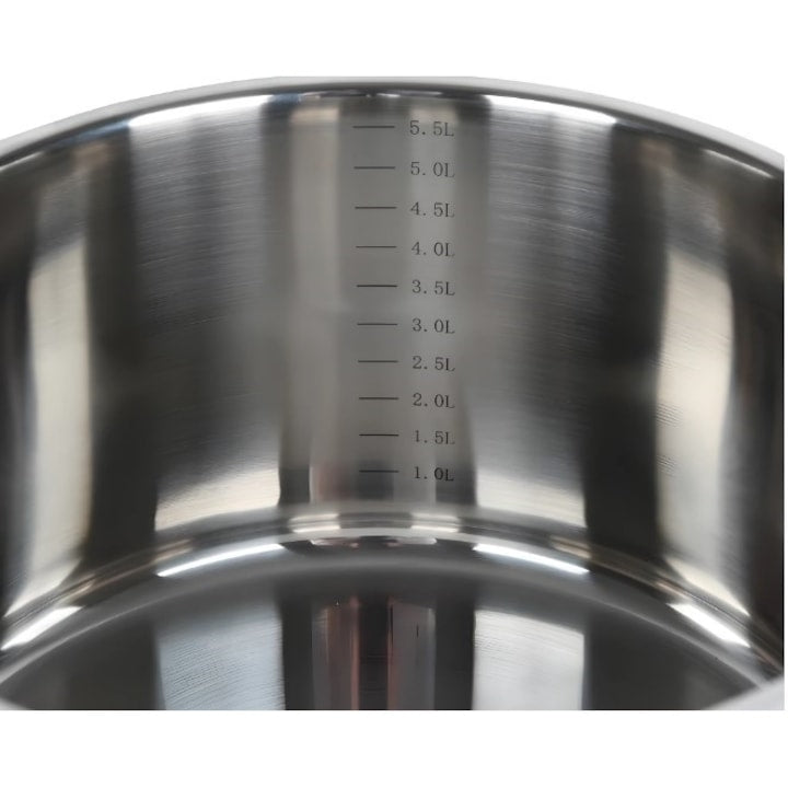 Bohmann 8 Részes Pöttyös Edénykészlet – 2,1L, 2,9L, 3,9L, 5L – Indukciós és Gázfőzőlapra