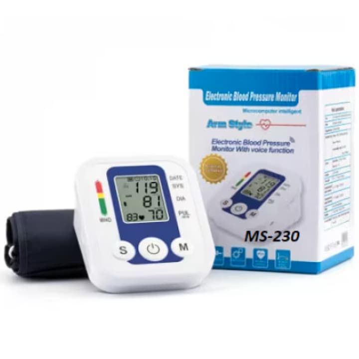 Felkaros digitális vérnyomásmérő WHO skálával