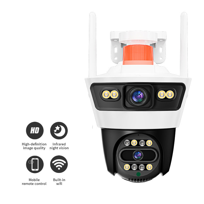 Jortan4 Dual WiFi Térfigyelő Kamera – 6MP, 360° PTZ