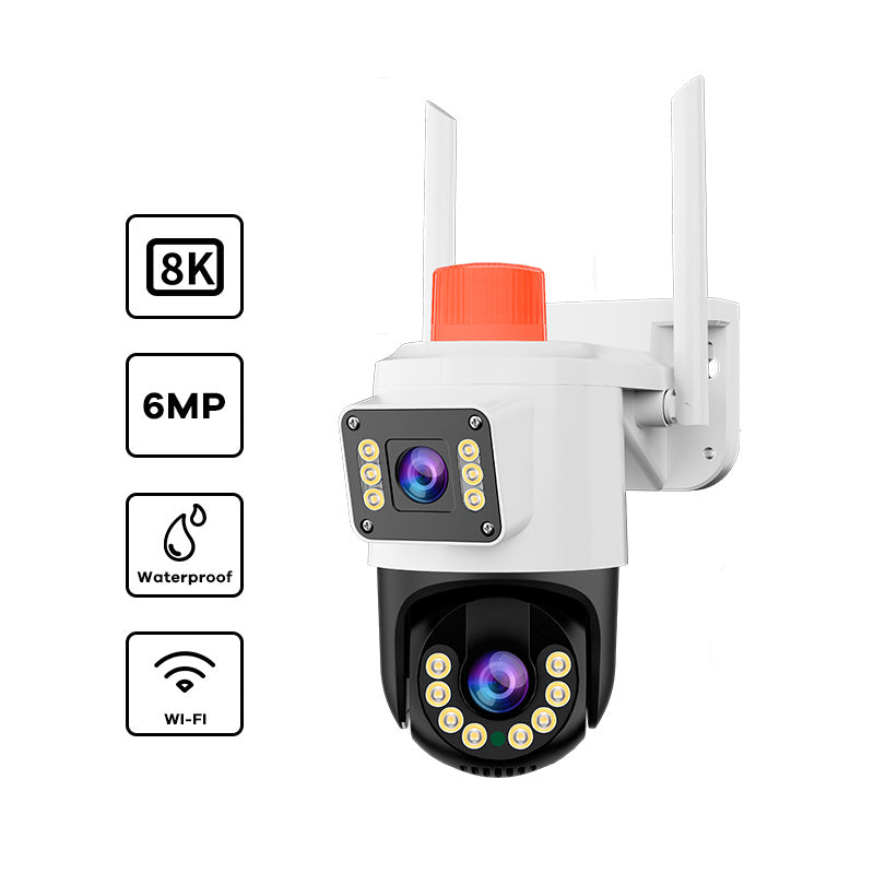 Jortan JT-9689 Dual WiFi Térfigyelő Kamera – 4MP, 360° PTZ
