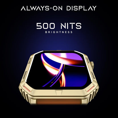 G106 Okosóra – 1,95” AMOLED kijelző, 800 nites fényerő, 123 sportmód, Bluetooth hívás, Always On funkció