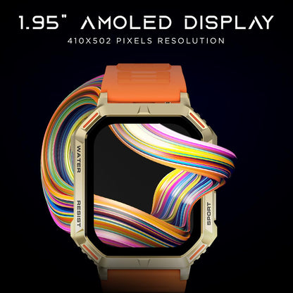 G106 Okosóra – 1,95” AMOLED kijelző, 800 nites fényerő, 123 sportmód, Bluetooth hívás, Always On funkció