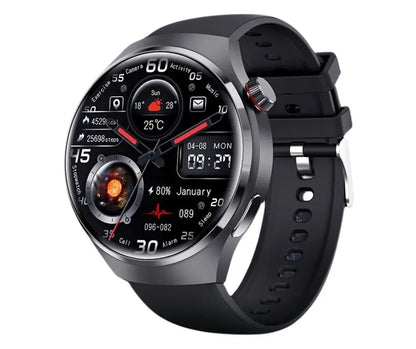 AOVO GT4 PRO okosóra, 1.6"" AMOLED HD kijelző, Bluetooth 5.0, IP68, hívás, NFC Pay, zene