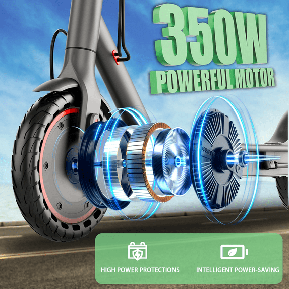 LADPED LP60 Elektromos Roller, 350W, 25 km/h, Összecsukható, IP65, Dupla Fék