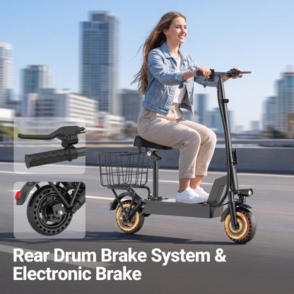 JOYHIS C10 üléses elektromos roller – 500W motor
