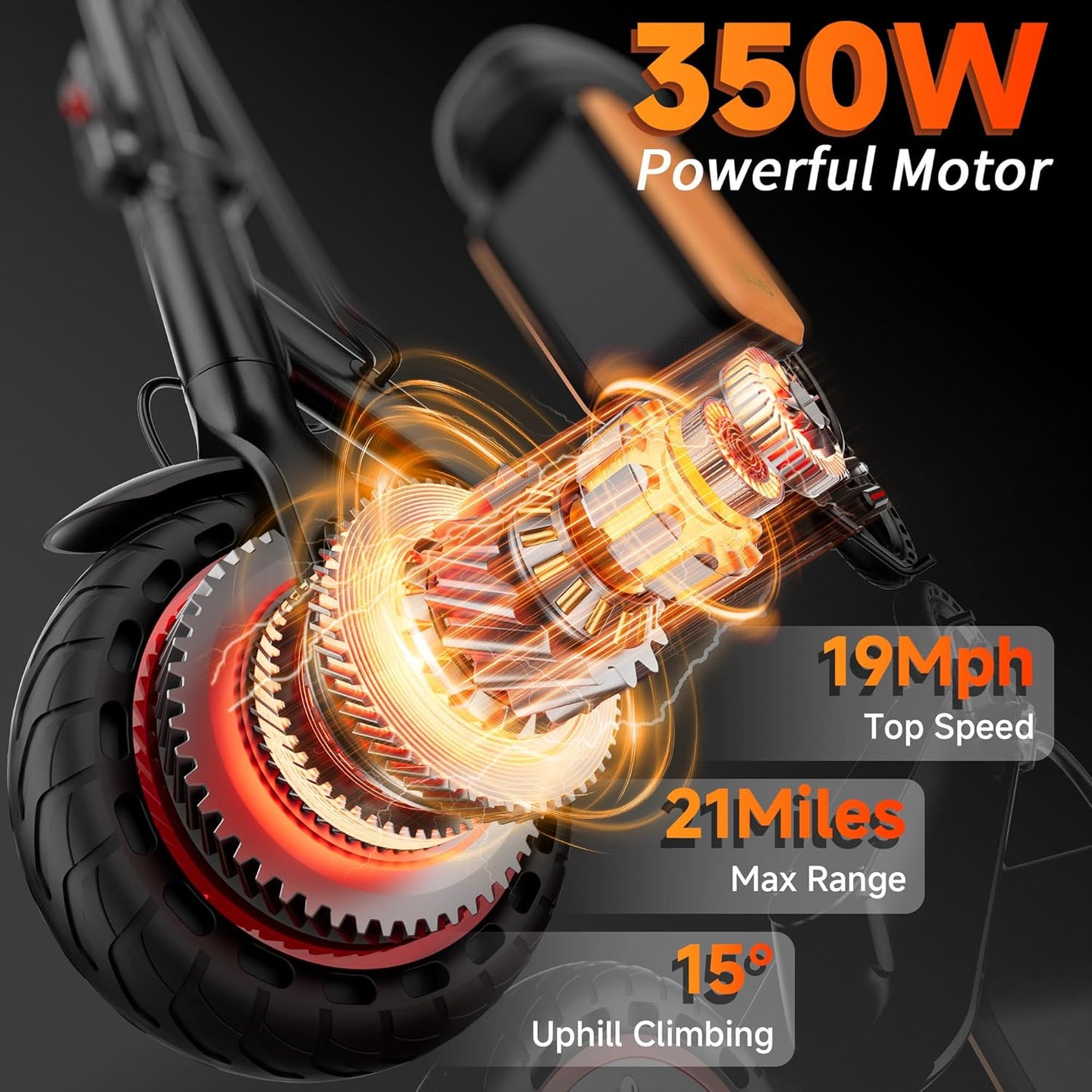 LADPED LP60XB Elektromos Roller Üléssel +  11L Táskával, 350W, 25 km/h, Összecsukható, IP65, Dupla Fék,