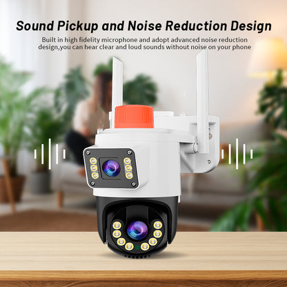 Jortan JT-9689 Dual WiFi Térfigyelő Kamera – 4MP, 360° PTZ