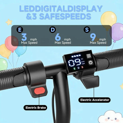LADPED LP65 Trotinetă Electrică pentru Copii – 250W, 14,5 km/h