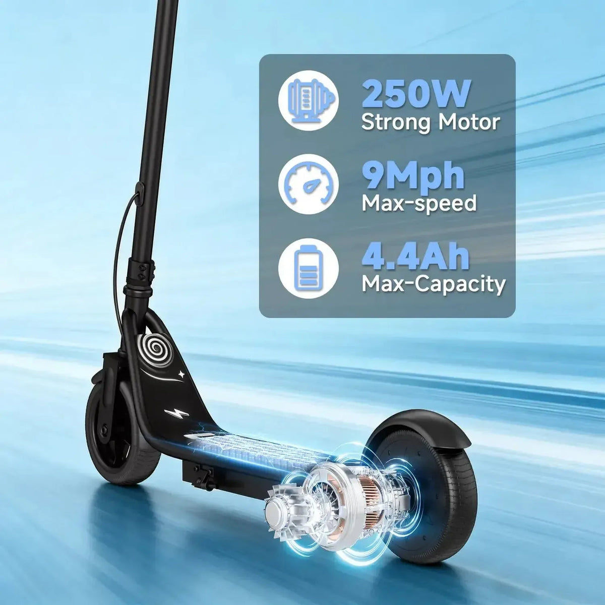 LADPED LP65 Trotinetă Electrică pentru Copii – 250W, 14,5 km/h