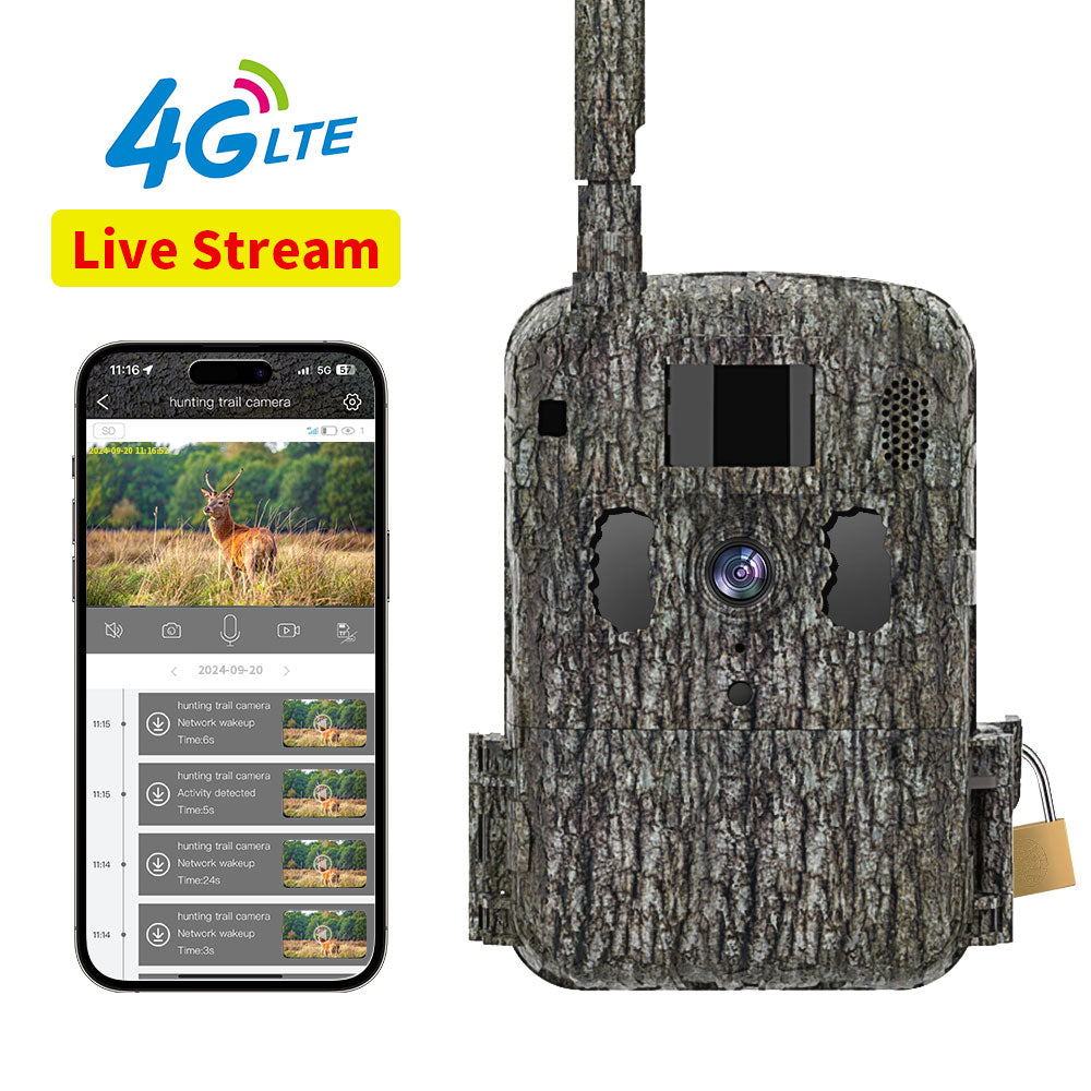 AOVO T6 4G LTE Vadász Kamera – 14MP, 2.7K, 24000mAh Akkumulátor