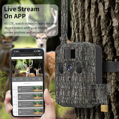 AOVO T6 4G LTE Vadász Kamera – 14MP, 2.7K, 24000mAh Akkumulátor