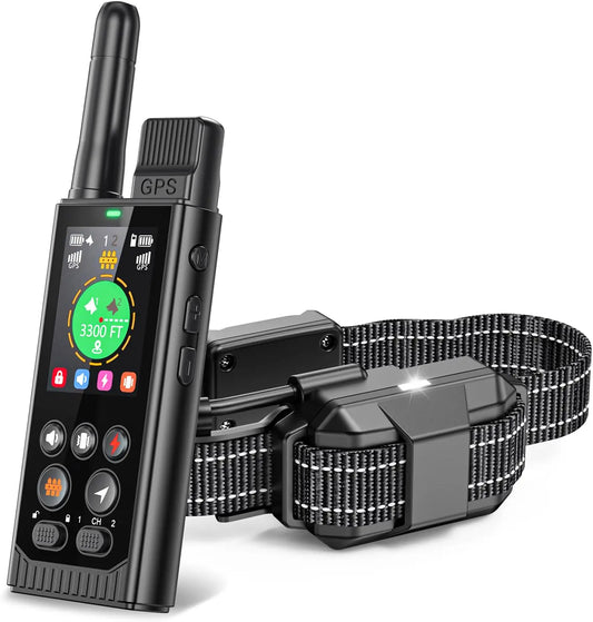 AOVO 3 az 1-ben GPS nyakörv – valós idejű GPS, kerítés és kiképzés