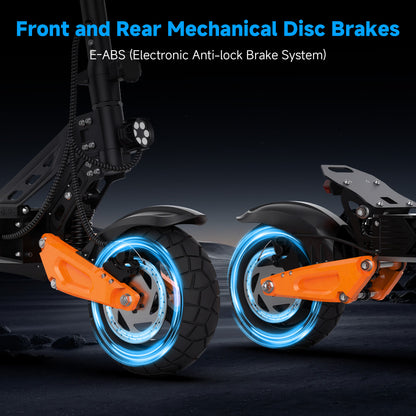 AOVOPRO G67 Off-Road Elektromos Roller — 800W Motor, Dupla Felfüggesztés, 48 km Hatótáv, 10 colos Terepgumi