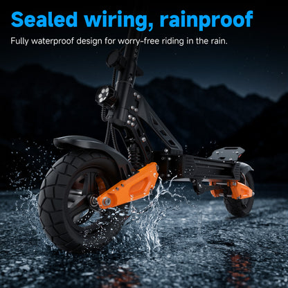 AOVOPRO G67 Off-Road Elektromos Roller — 800W Motor, Dupla Felfüggesztés, 48 km Hatótáv, 10 colos Terepgumi