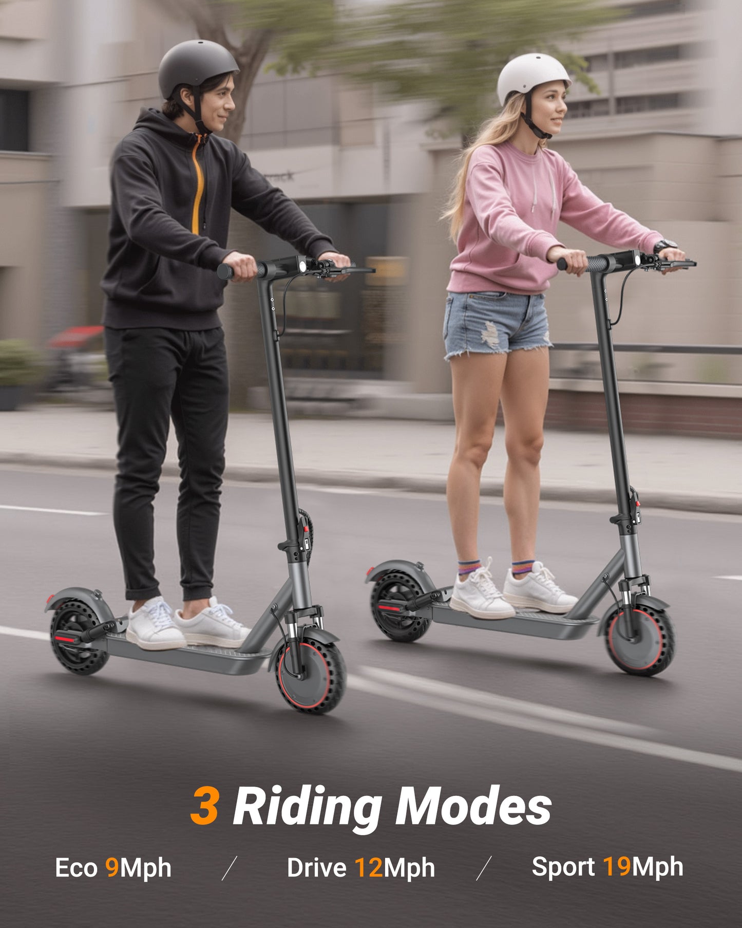 LADPED LP10 Elektromos Roller – 500W Motor, Dupla Lengéscsillapító, 10" Defektmentes Kerekek, SMART App Kontroll