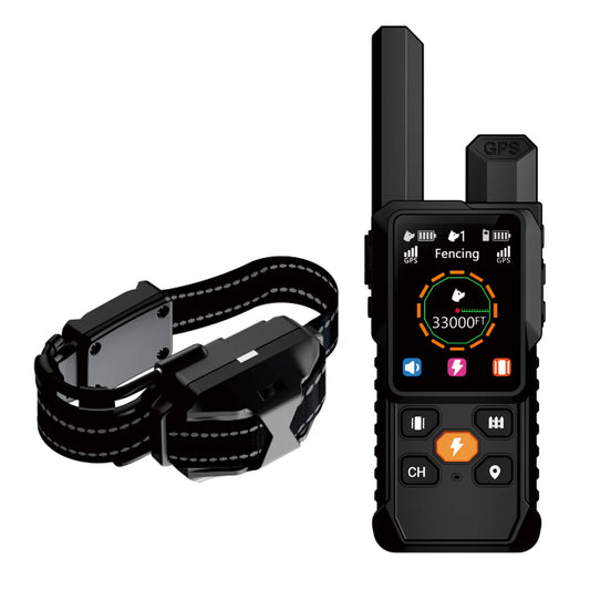 AOVO 4 az 1-ben GPS nyakörv – valós idejű GPS, kerítés, kiképzés, hangutasítás