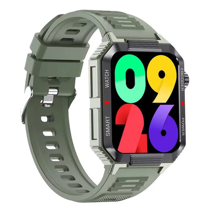 AOVO QW88 okosóra (52mm) bluetooth hívásképes, pulzus-, vérnyomás- és véroxigénmérő multisport okosóra magyar nyelvű menüvel