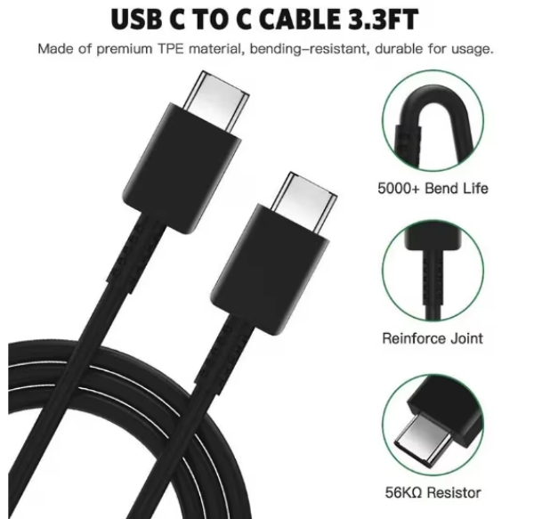 25W Szupergyors Töltő + USB-C 2m Kábel