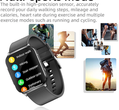 AOVO EP03 Monitor automat de tensiune arterială ECG de 24 de ore Smartwatch cu monitor de ritm cardiac + senzor ECG