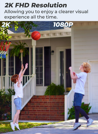 AOVO 2K Dual-Lens WiFi PTZ kamera – 3.6+6 mm duál lencse, emberkövetés, IP66