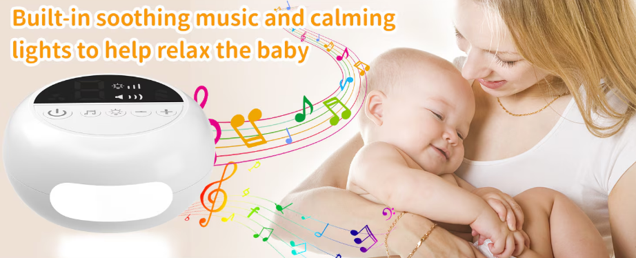 Prémium Elektromos Orrszívó Babáknak – 9 Fokozat, Éjszakai Fény és Nyugtató Zene – USB-s, Hordozható