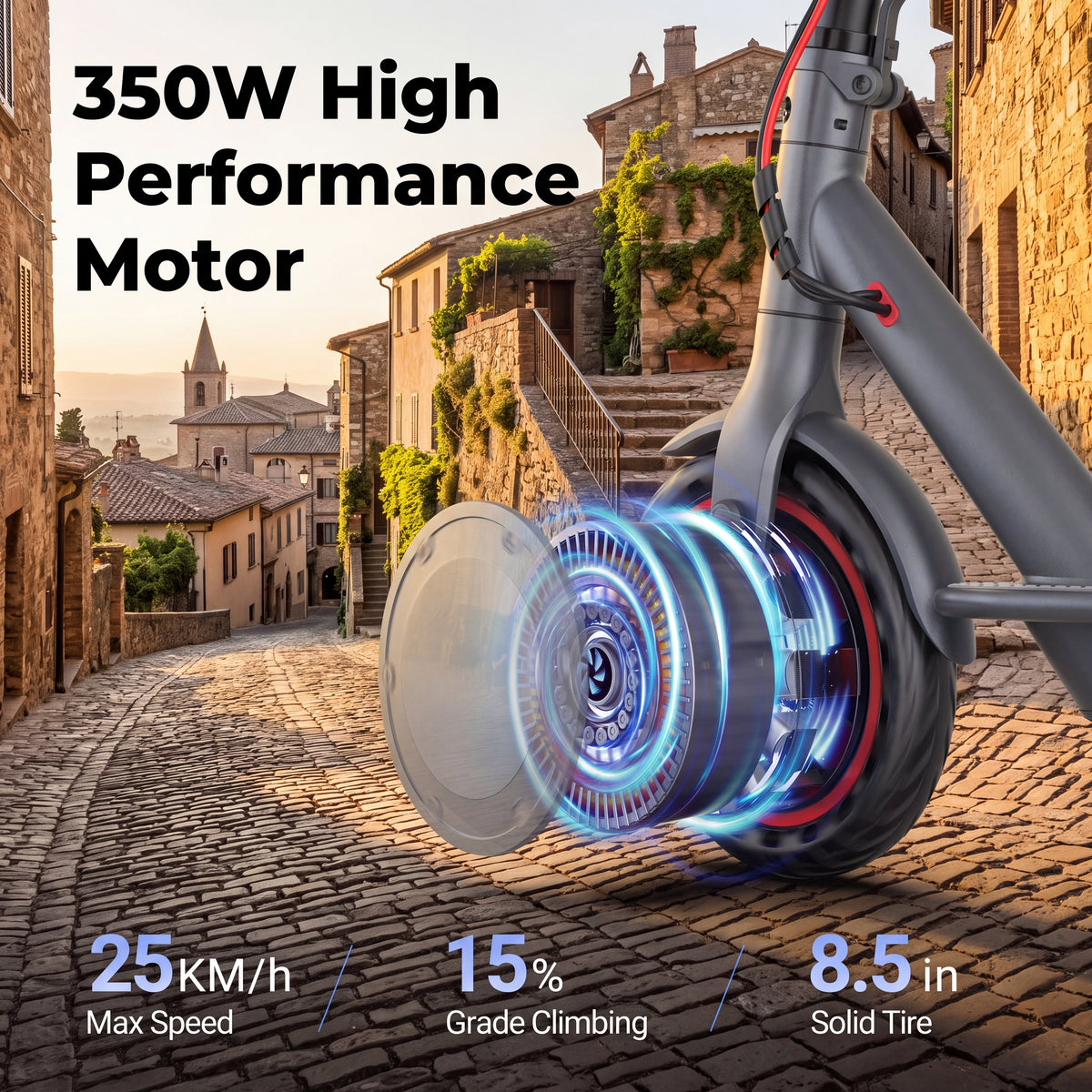 Riceel R50D elektromos roller – 350W motor