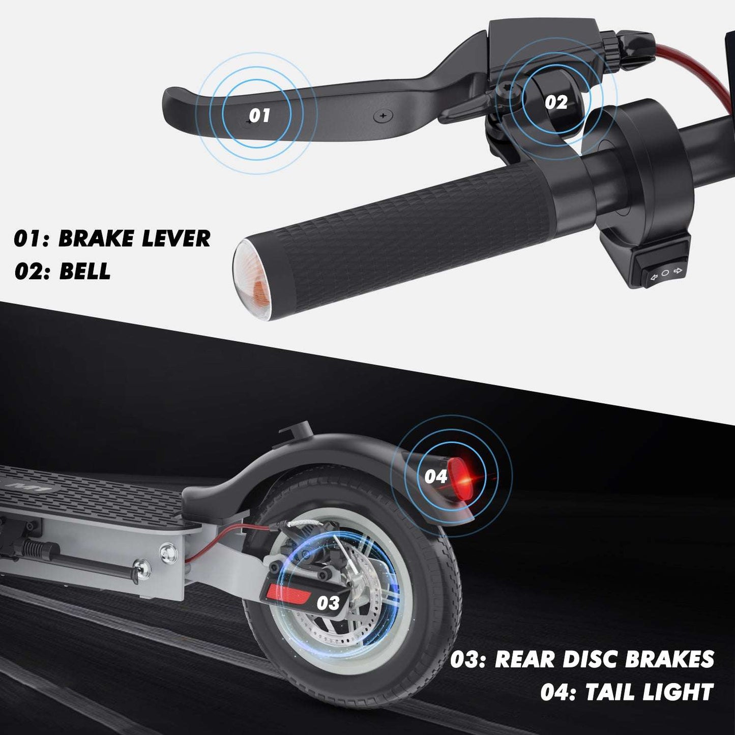 AOVO IENYRID M1 elektromos roller