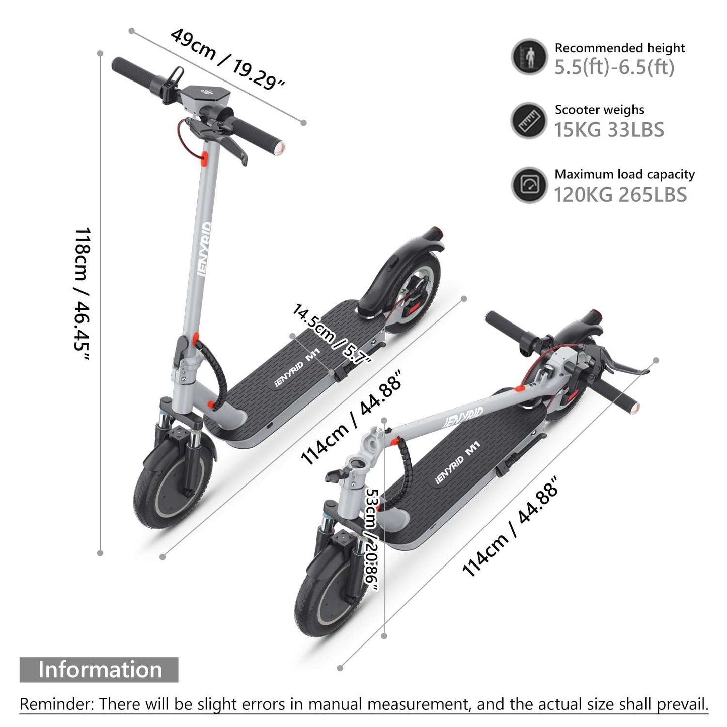 AOVO IENYRID M1 elektromos roller
