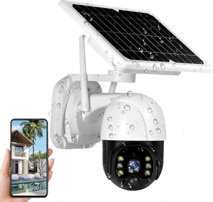 AOVO JT8181XM biztonsági kamera 4G Sim kártyás vezeték nélküli napelemes IP, 3MP, 4k