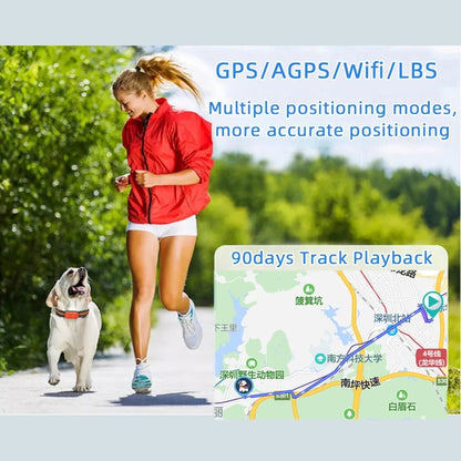 G51 Profi 4G LTE Kisállat Nyomkövető – Vadászkutya GPS, IP67 Vízálló, LED Világítással