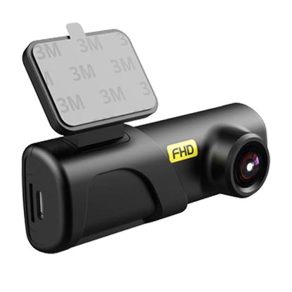 AOVO Autós videokamera, HD, 2K, 1080P, Diszkrét, Parkolásfigyelés, 130°-os láthatóság, Wi-Fi, Éjszakai látás, G-szenzor, Hangrögzítés funkció, Fekete