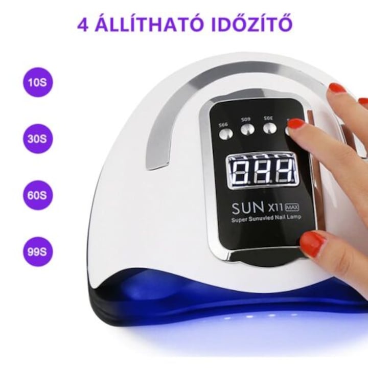 SUN X11 Max UV/LED műkörmös lámpa