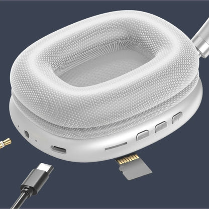 AOVO P9 Vezeték nélküli Bluetooth fejhallgató mikrofonnal, zajszűrős fejhallgató,TF kártya támogatással, Szürke