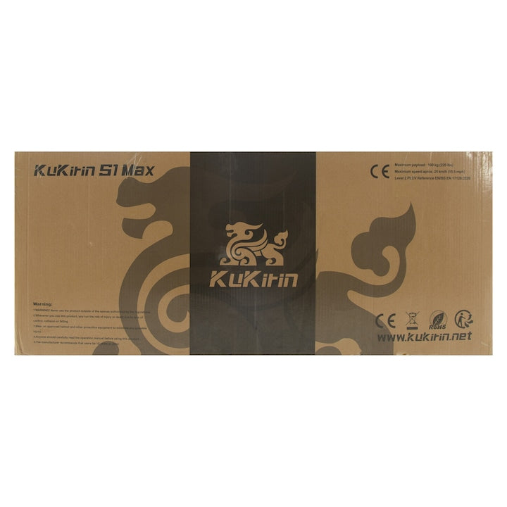 KuKirin S1 Max összecsukható elektromos robogó, 350 W-os motor, 36 V, 10,4 Ah, 39 km hatótáv, 8 hüvelykes gumik, IP54, LED kijelző