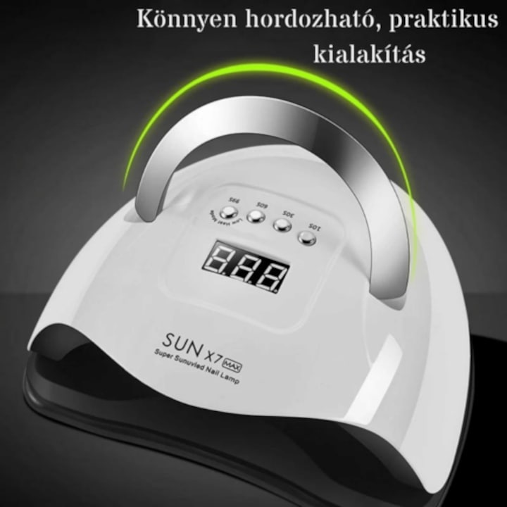 SUN x7 Max műkörmös lámpa 220W 57 db UV/LED