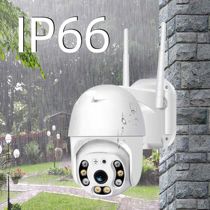 AOVO V380 4DB Motoros Kültéri WIFI IP kamera full HD 360fok Távolról Vezérelhető 4mp, éjjellátó funkció