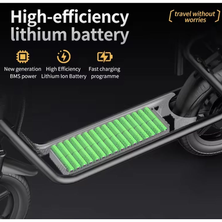 AOVO ES14 Elektromos Roller, üléssel