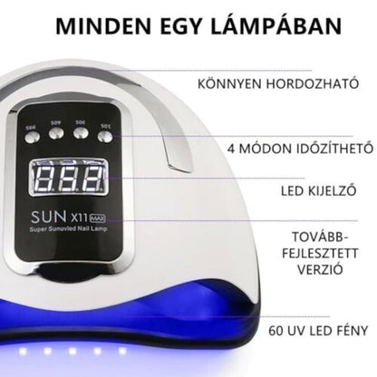 SUN X11 Max UV/LED műkörmös lámpa