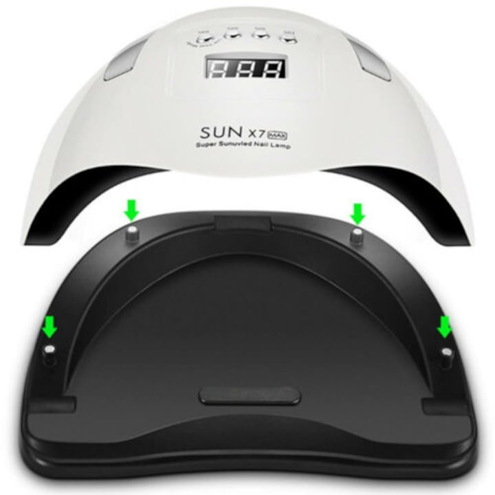 SUN x7 Max műkörmös lámpa 220W 57 db UV/LED