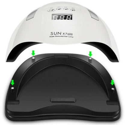 SUN x7 Max műkörmös lámpa 220W 57 db UV/LED