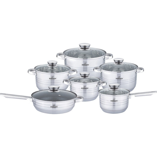 Bohmann BH1241-12 Metalic Line Edénykészlet, 12 részes
